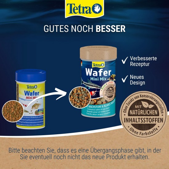 Tetra wafer Mix – Fish Food for All Ground Fish (for Example Catfish) and Crabs, for Healthy Growth and a Better Resistance, Various Sizes, 250 ml, 250 ml Tetra wafer Mix – Fish Food for All Ground Fish (for Example Catfish) and Crabs, for Healthy Growth and a Better Resistance, Various Sizes, 250 ml, 250 ml
