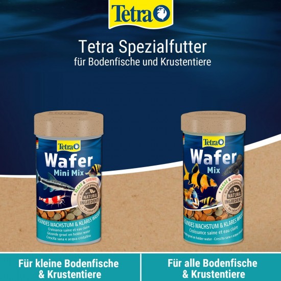 Tetra wafer Mix – Fish Food for All Ground Fish (for Example Catfish) and Crabs, for Healthy Growth and a Better Resistance, Various Sizes, 250 ml, 250 ml Tetra wafer Mix – Fish Food for All Ground Fish (for Example Catfish) and Crabs, for Healthy Growth and a Better Resistance, Various Sizes, 250 ml, 250 ml