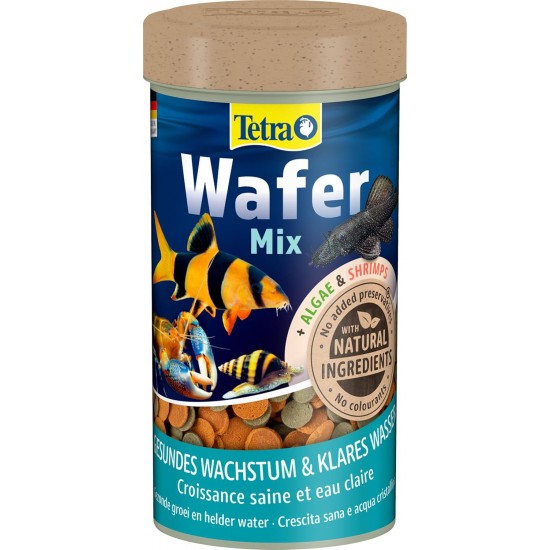 Tetra wafer Mix – Fish Food for All Ground Fish (for Example Catfish) and Crabs, for Healthy Growth and a Better Resistance, Various Sizes, 250 ml, 250 ml Tetra wafer Mix – Fish Food for All Ground Fish (for Example Catfish) and Crabs, for Healthy Growth and a Better Resistance, Various Sizes, 250 ml, 250 ml