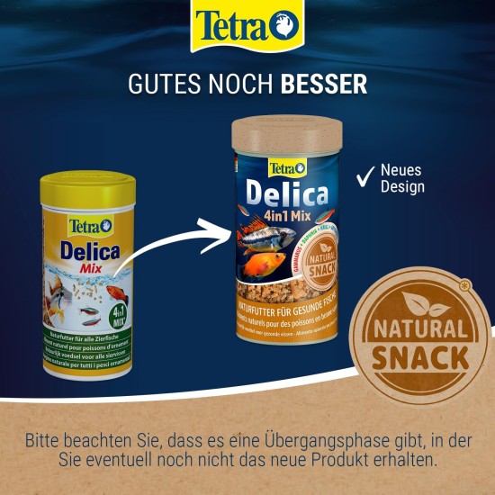 TetraDelica Natural Food for Ornamental Fish, Krill, Daphnia, Water Fleas, Brine Shrimps, Bloodworms, Red Mosquito Larvae,. Various Varieties and Sizes, Single, mix TetraDelica Natural Food for Ornamental Fish, Krill, Daphnia, Water Fleas, Brine Shrimps, Bloodworms, Red Mosquito Larvae,. Various Varieties and Sizes, Single, mix