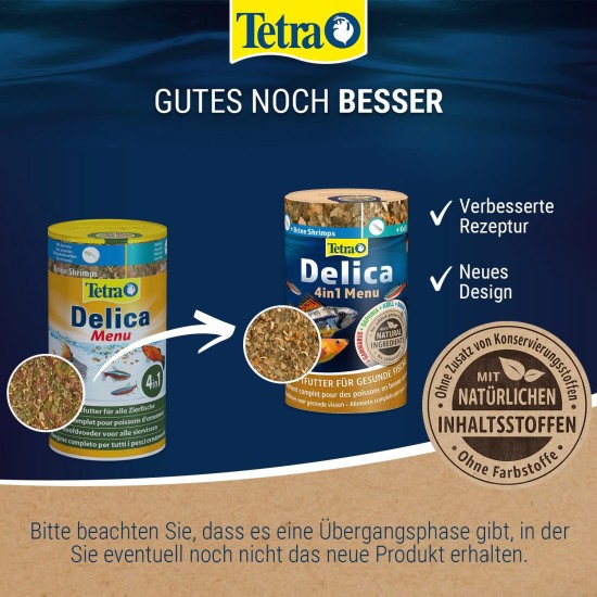 TetraDelica Natural Food for Ornamental Fish, Krill, Daphnia, Water Fleas, Brine Shrimps, Bloodworms, Red Mosquito Larvae,. Various Varieties and Sizes, Single, mix TetraDelica Natural Food for Ornamental Fish, Krill, Daphnia, Water Fleas, Brine Shrimps, Bloodworms, Red Mosquito Larvae,. Various Varieties and Sizes, Single, mix