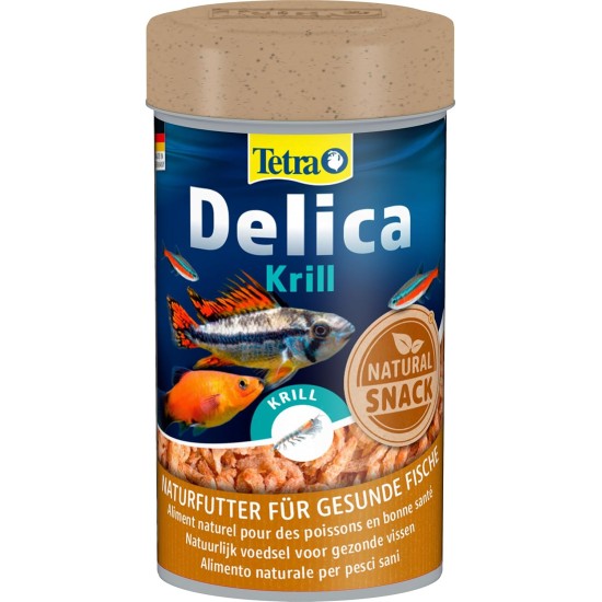 TetraDelica Natural Food for Ornamental Fish, Krill, Daphnia, Water Fleas, Brine Shrimps, Bloodworms, Red Mosquito Larvae,. Various Varieties and Sizes, Single, mix TetraDelica Natural Food for Ornamental Fish, Krill, Daphnia, Water Fleas, Brine Shrimps, Bloodworms, Red Mosquito Larvae,. Various Varieties and Sizes, Single, mix
