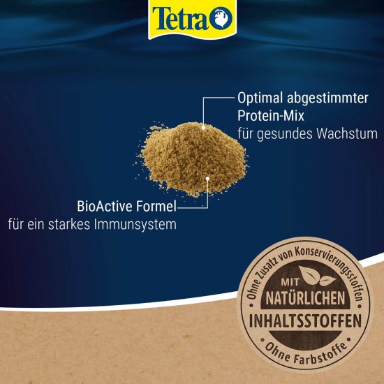 TetraMin Flakes, Flake-Shaped Fish Food for All Ornamental Fish, Balanced Blend for Healthy Fish and Clear Water, 1 L Tin TetraMin Flakes, Flake-Shaped Fish Food for All Ornamental Fish, Balanced Blend for Healthy Fish and Clear Water, 1 L Tin