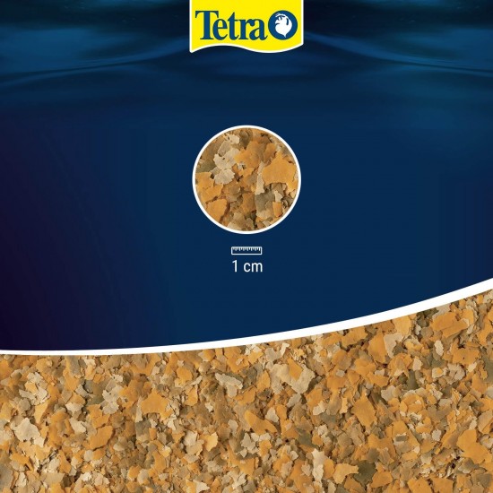 TetraMin Flakes, Flake-Shaped Fish Food for All Ornamental Fish, Balanced Blend for Healthy Fish and Clear Water, 1 L Tin TetraMin Flakes, Flake-Shaped Fish Food for All Ornamental Fish, Balanced Blend for Healthy Fish and Clear Water, 1 L Tin
