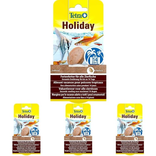 TetraMin Holiday Food for a balanced diet of all ornamental fish, lasts up to 14 days, different variations, Menu TetraMin Holiday Food for a balanced diet of all ornamental fish, lasts up to 14 days, different variations, Menu