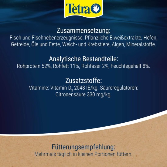 TetraRubin Staple Feed for Ornamental Fish, for Intense Colour with Natural Colour Enhancers, plus Probiotics for Improved Body Functions and Feed Recycling, Various Sizes TetraRubin Staple Feed for Ornamental Fish, for Intense Colour with Natural Colour Enhancers, plus Probiotics for Improved Body Functions and Feed Recycling, Various Sizes