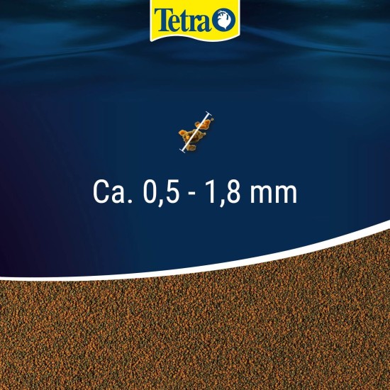 TetraRubin Staple Feed for Ornamental Fish, for Intense Colour with Natural Colour Enhancers, plus Probiotics for Improved Body Functions and Feed Recycling, Various Sizes TetraRubin Staple Feed for Ornamental Fish, for Intense Colour with Natural Colour Enhancers, plus Probiotics for Improved Body Functions and Feed Recycling, Various Sizes