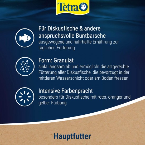 Tetradiscus, specially adapted to the dietary needs of discus fish, in granulate form, 1 can (1 x 250 ml) Tetradiscus, specially adapted to the dietary needs of discus fish, in granulate form, 1 can (1 x 250 ml)