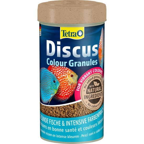 Tetradiscus, specially adapted to the dietary needs of discus fish, in granulate form, 1 can (1 x 250 ml) Tetradiscus, specially adapted to the dietary needs of discus fish, in granulate form, 1 can (1 x 250 ml)