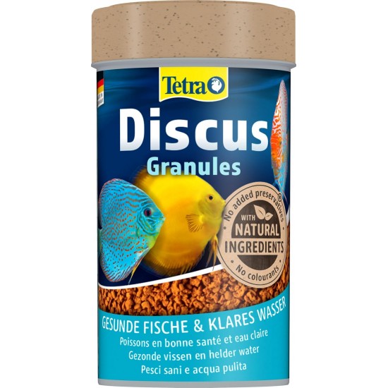 Tetradiscus, specially adapted to the dietary needs of discus fish, in granulate form, 1 can (1 x 250 ml) Tetradiscus, specially adapted to the dietary needs of discus fish, in granulate form, 1 can (1 x 250 ml)