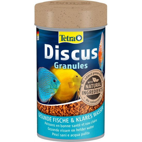 Tetradiscus, specially adapted to the dietary needs of discus fish, in granulate form, 1 can (1 x 250 ml) Tetradiscus, specially adapted to the dietary needs of discus fish, in granulate form, 1 can (1 x 250 ml)