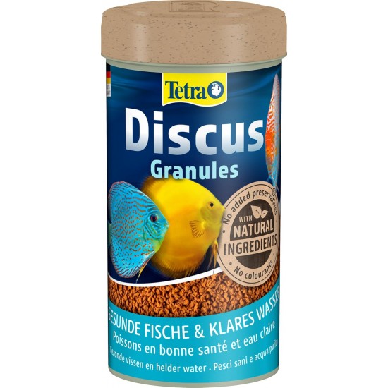 Tetradiscus, specially adapted to the dietary needs of discus fish, in granulate form, 1 can (1 x 250 ml) Tetradiscus, specially adapted to the dietary needs of discus fish, in granulate form, 1 can (1 x 250 ml)