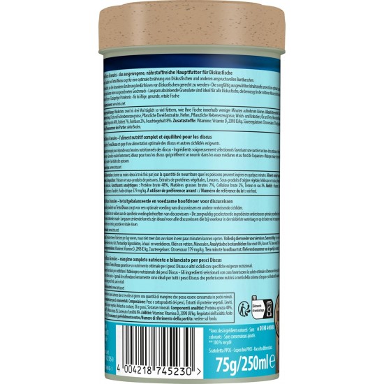 Tetradiscus, specially adapted to the dietary needs of discus fish, in granulate form, 1 can (1 x 250 ml) Tetradiscus, specially adapted to the dietary needs of discus fish, in granulate form, 1 can (1 x 250 ml)