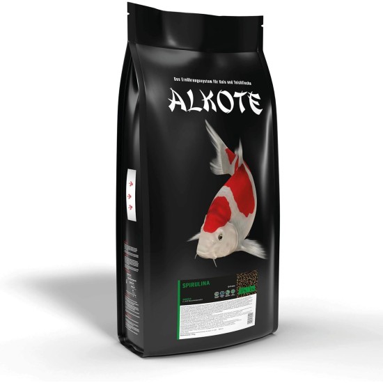 AL-KO-TE, 1-Season Food for Koi and Ornamental Fish, Summer Months, Floating Pellets, 6 mm, Main Food Spirulina 7%, 9 kg AL-KO-TE, 1-Season Food for Koi and Ornamental Fish, Summer Months, Floating Pellets, 6 mm, Main Food Spirulina 7%, 9 kg