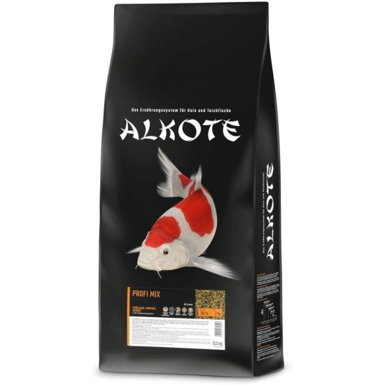 AL-KO-TE Profi Mix 3-Season Kois Food for Spring to Autumn, Floating Pellets, Main Food AL-KO-TE Profi Mix 3-Season Kois Food for Spring to Autumn, Floating Pellets, Main Food