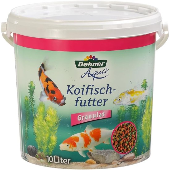 Dehner Aqua Koi Fish Food Granules 10L Dehner Aqua Koi Fish Food Granules 10L
