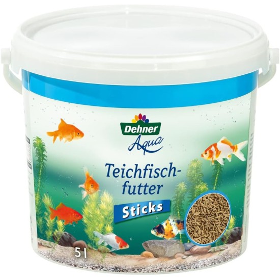 Dehner Aqua Pond Fish Food Sticks 10L Dehner Aqua Pond Fish Food Sticks 10L