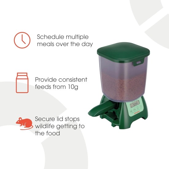 Fish Mate Automatic Pond Fish Feeder P7000 Rainproof 7 Litre Capacity Fish Mate Automatic Pond Fish Feeder P7000 Rainproof 7 Litre Capacity