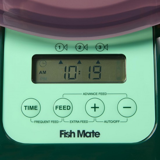 Fish Mate Automatic Pond Fish Feeder P7000 Rainproof 7 Litre Capacity Green Fish Mate Automatic Pond Fish Feeder P7000 Rainproof 7 Litre Capacity Green