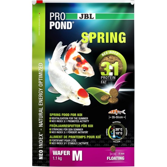 JBL Spring Koi Food Floating Food Tablets Seasonal Food ProPond Spring Medium 1.1kg JBL Spring Koi Food Floating Food Tablets Seasonal Food ProPond Spring Medium 1.1kg