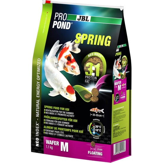 JBL Spring Koi Food Floating Food Tablets Seasonal Food ProPond Spring Medium 1.1kg JBL Spring Koi Food Floating Food Tablets Seasonal Food ProPond Spring Medium 1.1kg