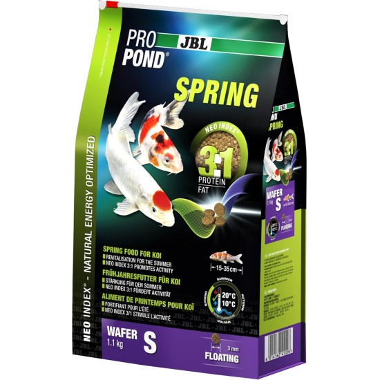 JBL Spring Koi Food Floating Food Tablets Seasonal Food ProPond Spring Medium 1.1kg JBL Spring Koi Food Floating Food Tablets Seasonal Food ProPond Spring Medium 1.1kg