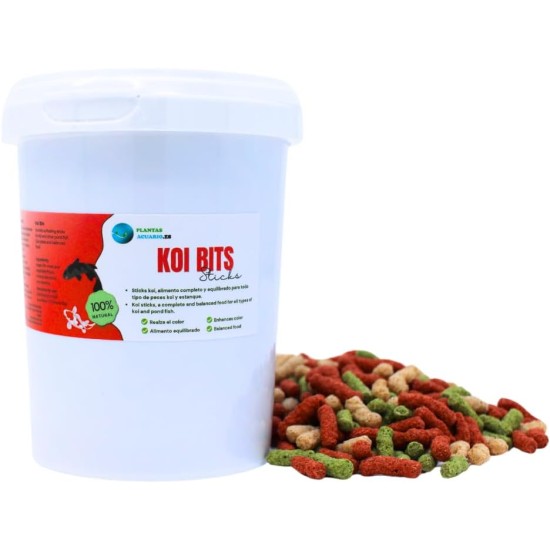 Koi Bits 500ml Floating Pond Fish Food Nutrition Sticks Balanced Natural Nutrition Complete Food for All Types of Fish and Ornamental Carp in the Pond Koi Bits 500ml Floating Pond Fish Food Nutrition Sticks Balanced Natural Nutrition Complete Food for All Types of Fish and Ornamental Carp in the Pond