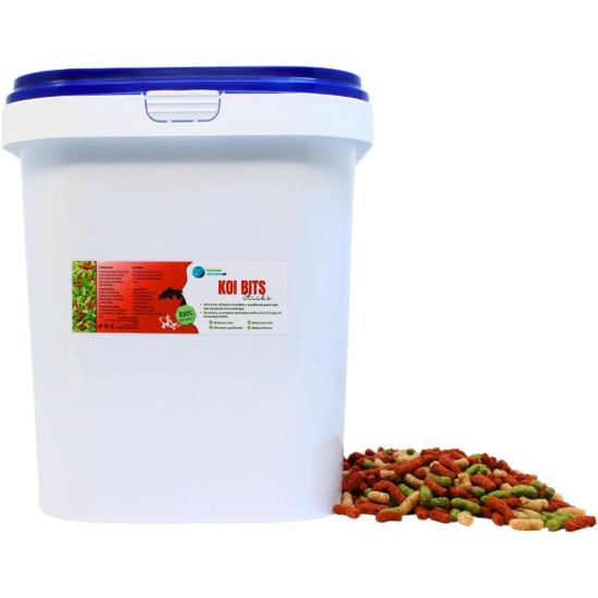 Koi Bits 5500ml Floating Pond Fish Food Nutrition Sticks Balanced Natural Nutrition Complete Food for All Types of Fish and Ornamental Carp in the Pond Koi Bits 5500ml Floating Pond Fish Food Nutrition Sticks Balanced Natural Nutrition Complete Food for All Types of Fish and Ornamental Carp in the Pond