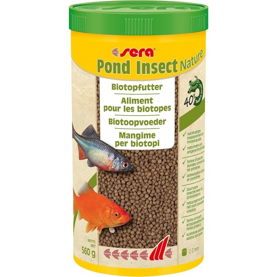 Pond Biotop 3.8 L (1.7 kg) Organic Pot Fish Food Made from Sustainable Insect Meal Pond Food Goldfish Food Pond Biotop 3.8 L (1.7 kg) Organic Pot Fish Food Made from Sustainable Insect Meal Pond Food Goldfish Food