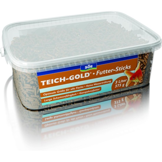 Söll 14643 TeichGold food sticks, complete food for all pond fish, floating pond sticks, 7.5 l Söll 14643 TeichGold food sticks, complete food for all pond fish, floating pond sticks, 7.5 l