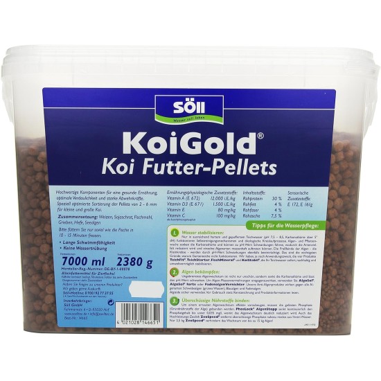 Söll 14665 KoiGold Pellets 7 L Söll 14665 KoiGold Pellets 7 L