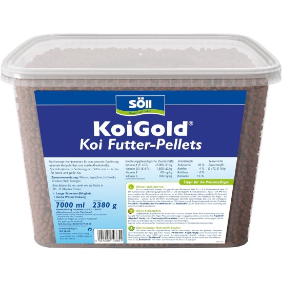 Söll 14665 KoiGold Pellets 7 L Söll 14665 KoiGold Pellets 7 L