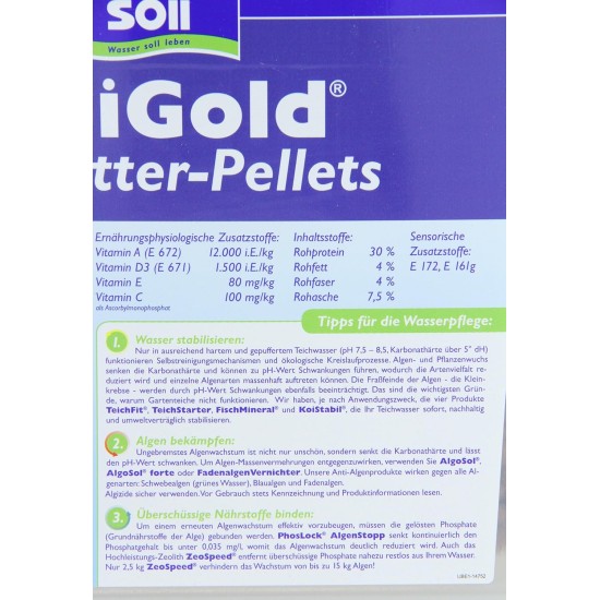 Söll 14665 KoiGold Pellets 7 L Söll 14665 KoiGold Pellets 7 L