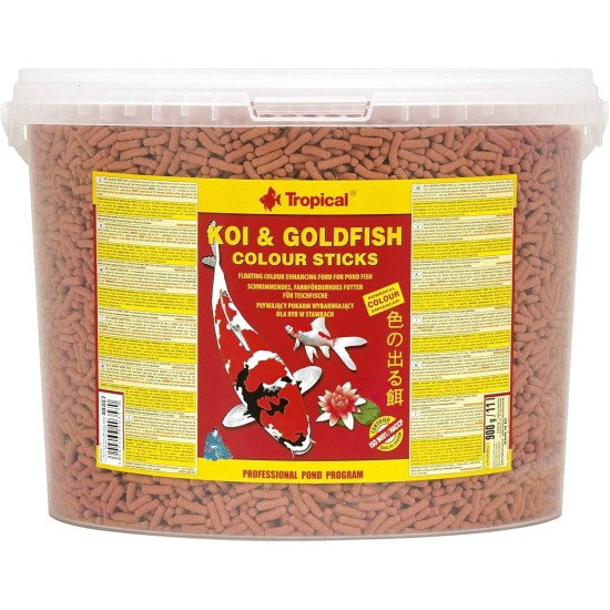 TROPICAL Koi and Goldfish Colour Sticks Pack of 1 x 11 L TROPICAL Koi and Goldfish Colour Sticks Pack of 1 x 11 L