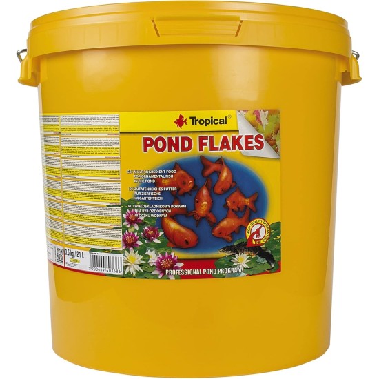 TROPICAL Pond Flakes 5000 ml Pack of 1 TROPICAL Pond Flakes 5000 ml Pack of 1