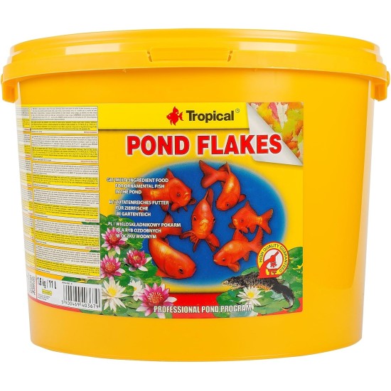 TROPICAL Pond Flakes 5000 ml Pack of 1 TROPICAL Pond Flakes 5000 ml Pack of 1