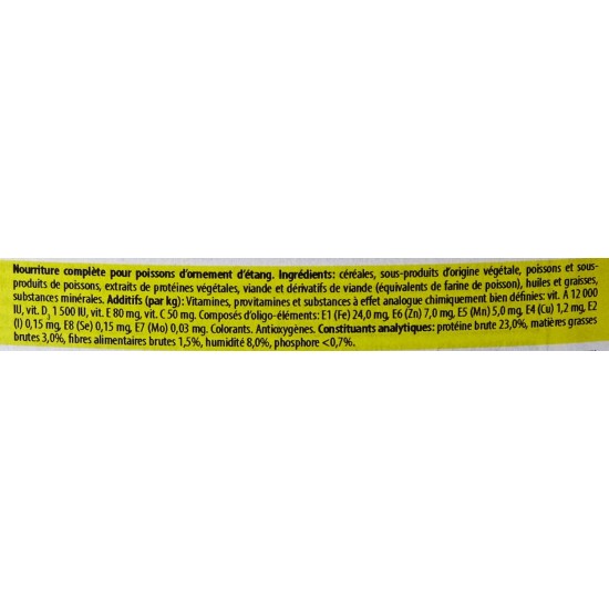TROPICAL Pond Sticks Mixed Pack (1 x 4 Kg TROPICAL Pond Sticks Mixed Pack (1 x 4 Kg