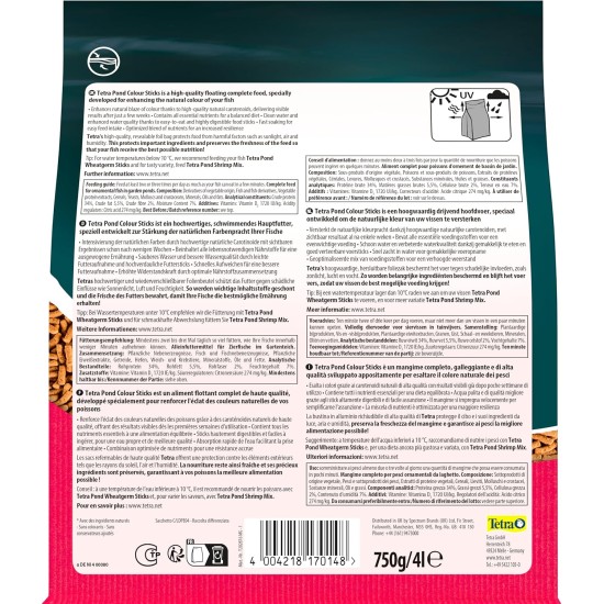 Tetra Pond Colour Sticks - 10 L Tetra Pond Colour Sticks - 10 L