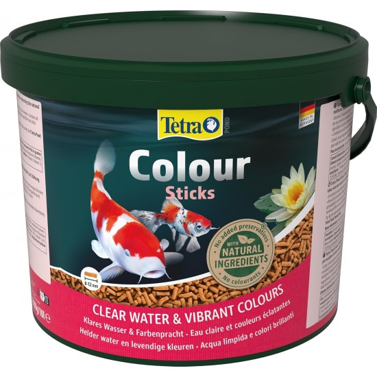 Tetra Pond Colour Sticks for Natural Vibrant Colours of All Pond Fish and Clean Water, 4 Litre Tetra Pond Colour Sticks for Natural Vibrant Colours of All Pond Fish and Clean Water, 4 Litre