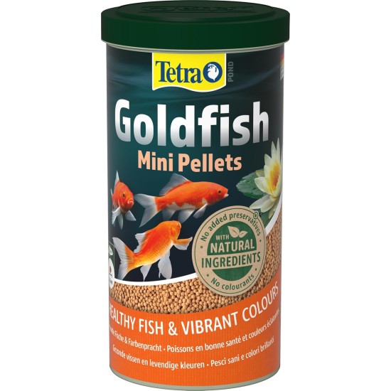 Tetra Pond Goldfish Main Food for All Goldfish and Cold water Fish in the Garden Pond Various Varieties, 1 L, multicoloured Tetra Pond Goldfish Main Food for All Goldfish and Cold water Fish in the Garden Pond Various Varieties, 1 L, multicoloured