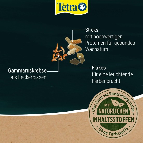 Tetra Pond Goldfish Main Food for All Goldfish and Cold water Fish in the Garden Pond Various Varieties, 1 L, multicoloured Tetra Pond Goldfish Main Food for All Goldfish and Cold water Fish in the Garden Pond Various Varieties, 1 L, multicoloured
