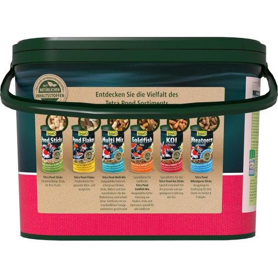 Tetra Pond Koi Sticks Koi Food for Colourful Fish and Improved Water Quality, 7 L Bucket Tetra Pond Koi Sticks Koi Food for Colourful Fish and Improved Water Quality, 7 L Bucket