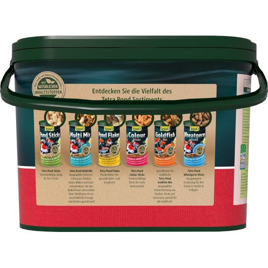 Tetra Pond Koi Sticks Koi Food for Colourful Fish and Improved Water Quality, 7 L Bucket Tetra Pond Koi Sticks Koi Food for Colourful Fish and Improved Water Quality, 7 L Bucket
