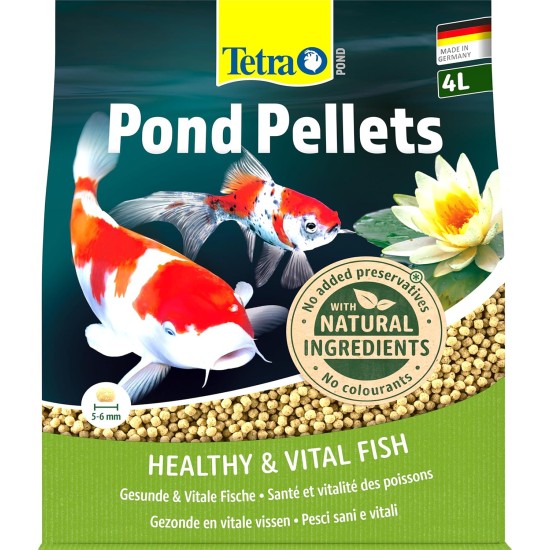 Tetra Pond Pellets Mini, Complete Fish Food for Smaller Pond Fish, 1 Litre Tetra Pond Pellets Mini, Complete Fish Food for Smaller Pond Fish, 1 Litre
