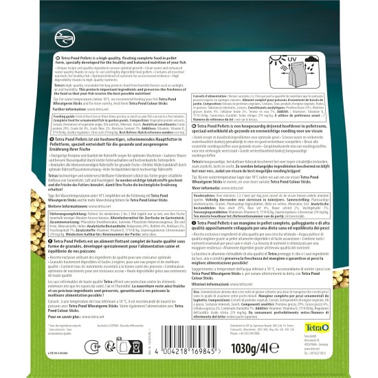 Tetra Pond Pellets Mini, Complete Fish Food for Smaller Pond Fish, 1 Litre Tetra Pond Pellets Mini, Complete Fish Food for Smaller Pond Fish, 1 Litre