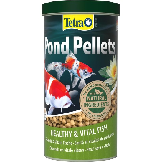 Tetra Pond Pellets Mini, Complete Fish Food for Smaller Pond Fish, 1 Litre Tetra Pond Pellets Mini, Complete Fish Food for Smaller Pond Fish, 1 Litre