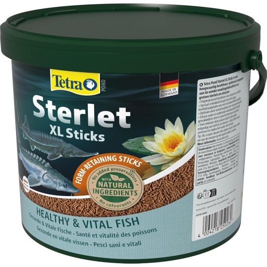 Tetra Pond Sterlet Sticks, Complete Fish Food for Sturgeons and Sterlets, Rapidly Sinking Sticks, 1 Litre Tetra Pond Sterlet Sticks, Complete Fish Food for Sturgeons and Sterlets, Rapidly Sinking Sticks, 1 Litre