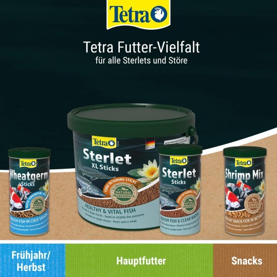 Tetra Pond Sterlet Sticks, Complete Fish Food for Sturgeons and Sterlets, Rapidly Sinking Sticks, 1 Litre Tetra Pond Sterlet Sticks, Complete Fish Food for Sturgeons and Sterlets, Rapidly Sinking Sticks, 1 Litre