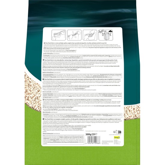 Tetra Pond Sticks Fish Food for All Pond Fish, Supports Healthy Fish and Clear Water in the Pond, 10 L Bucket Tetra Pond Sticks Fish Food for All Pond Fish, Supports Healthy Fish and Clear Water in the Pond, 10 L Bucket