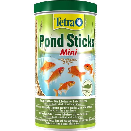 Tetra Pond Sticks Fish Food for All Pond Fish, Supports Healthy Fish and Clear Water in the Pond, 10 L Bucket Tetra Pond Sticks Fish Food for All Pond Fish, Supports Healthy Fish and Clear Water in the Pond, 10 L Bucket